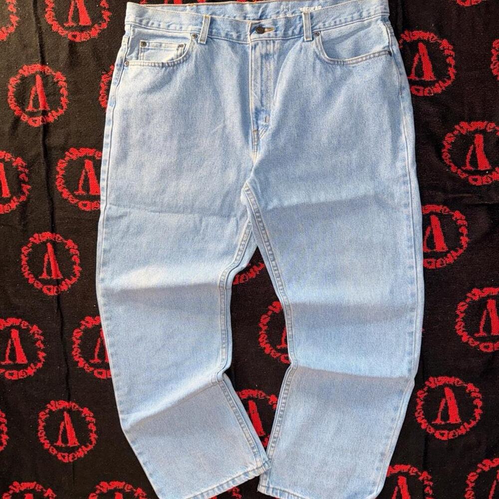 Light blue baggy jeans size